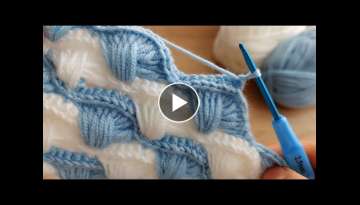 Super Easy Crochet Knitting Model Tığ İşi Çok Güzel Harika Örgü Yelek Battaniye Modeli