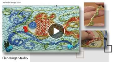 Crochet Sea with Fish