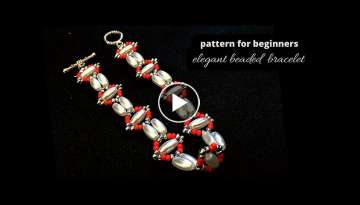 Bracelet Making Tutorial. Beaded bracelet pattern. Jewelry DIY