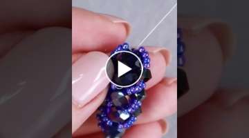 Amazing bracelet under 1 hour! Full tutorial on my channel #beading #beadweaving #diy #beads #bea...