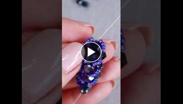 Amazing bracelet under 1 hour! Full tutorial on my channel #beading #beadweaving #diy #beads #bea...