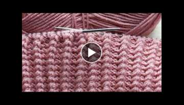 eye-catching and wonderful two-needle knitting model that you will like very much