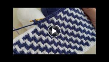 Super Easy Crochet Mosaic Knitting