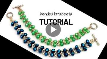 Make your own jewelry. Beaded bracelets. Beading tutorial