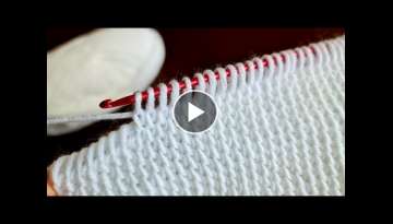 Super Easy Knitting Tunisian Baby Blanket - Tunus işi Çok Kolay Battaniye Yelek Örgü Modeli..