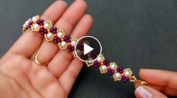 How To Make / Wavey Pearl Bracelet