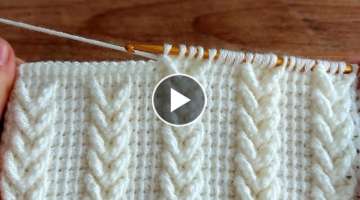 Super Easy Knitting Tunisian Baby Blanket 