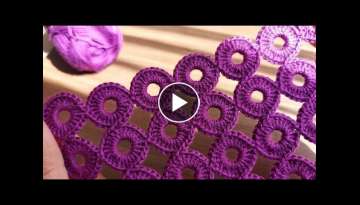 Super Easy Crochet Knitting - Çok Güzel Tığ İşi Örgü Modeli 
