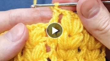 Crochet: How to Crochet Textured Puff V Stitch Blanket