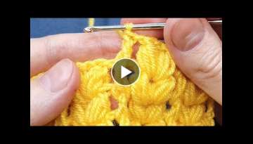 Crochet: How to Crochet Textured Puff V Stitch Blanket
