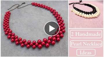 Pearl Necklace Making Ideas