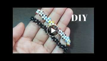 Seed bead jewelry making tutorials for beginners/Pondo stitch beading tutorial