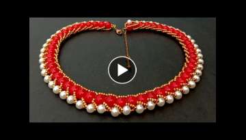 How To Make / Beautiful Bridal Necklace