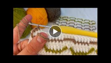How to crochet stitch knitting