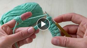 How to crochet easy knitting model