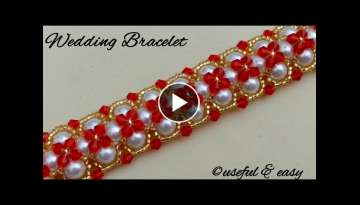 Making A Gorgeous Pearl Beaded Bracelet
