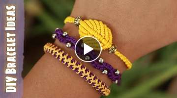 DIY Thread Bracelet Ideas 