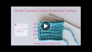 Cómo Tejer Crochet Tunecino: Cómo contar las vueltas paso a paso