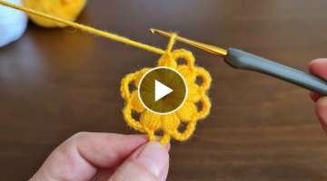 Easy Crochet Knitting Motif Baby Blanket 