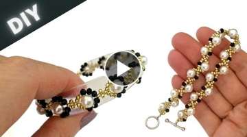 elegant jewelry making with beads. easy beading. beaded bracelets