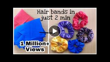 How To Make Hair Rubber Band At Home 