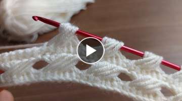Super Easy Tunisian Knitting Pattern 