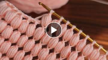 Super Beatiful Tunisian Knitting - How to make Baby Blanket for Beginners Online Tutorial