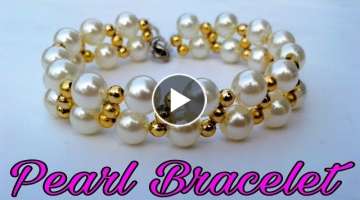 How to make pearl bracelet at home
