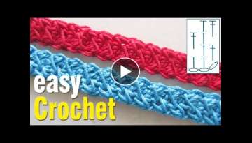 How to Crochet a Simple Cord for beginners