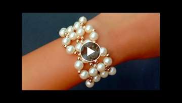 How To Make Pearl Bracelet / Bridal Jewellery