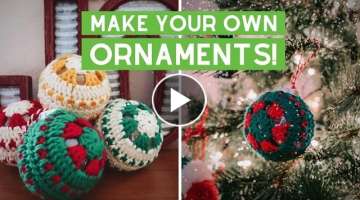 How to Crochet a CHRISTMAS ORNAMENT for Beginners